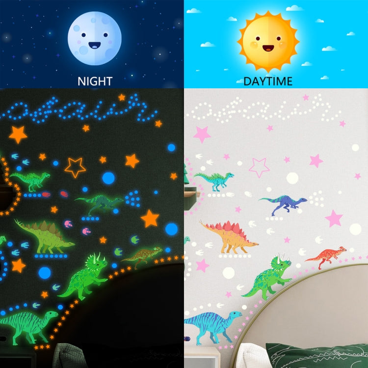 ZSZ2103 Dinosaur Starry Sky Color Luminous Decorative Wall Sticker