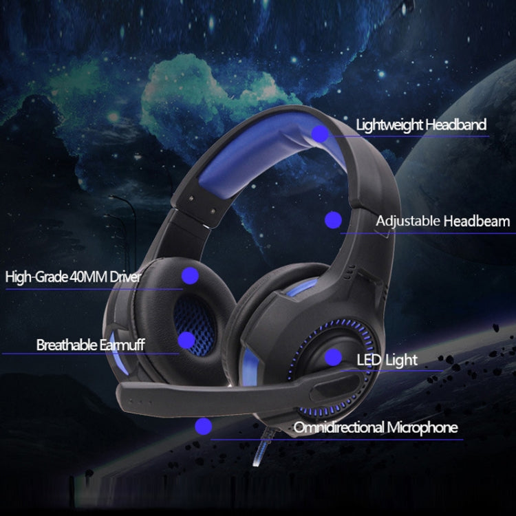 Soyto SY885MV Luminous Gaming Computer Headset