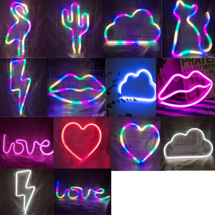 Neon LED Modeling Lamp Decoration Night Light, Power Supply: My Store