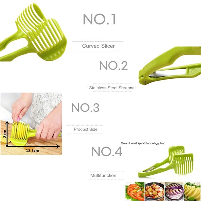 Handheld Creative Kitchen Fruit Vegetable Slicer Lemon Cutter Multi-function Kitchen Tool - Reluova