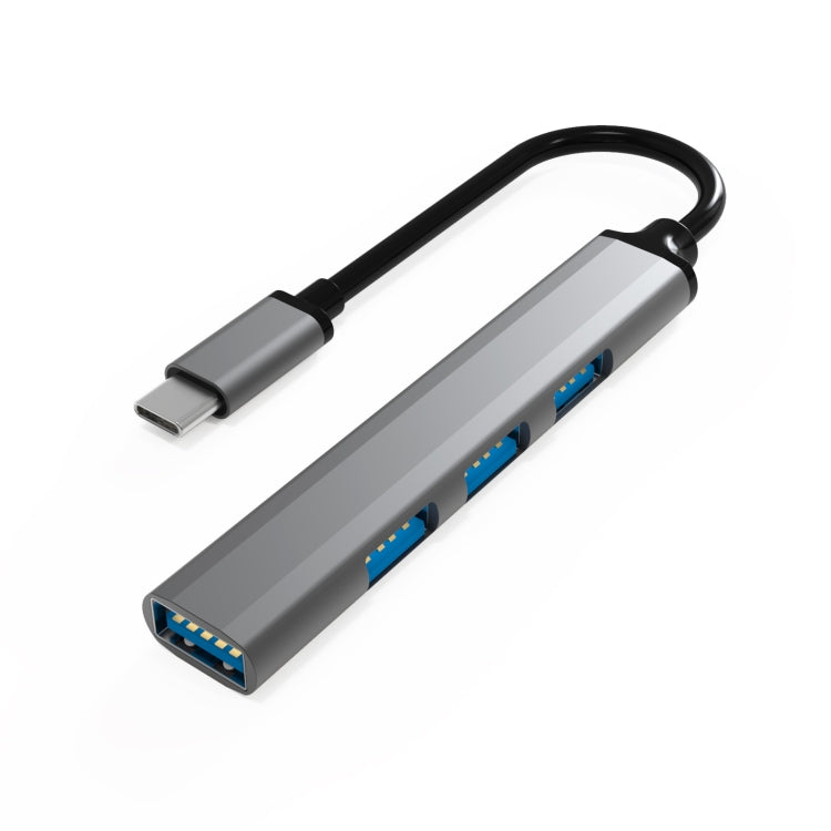 U5 Type-C Extender USB3.0 Splitter Multi-Port Expansion Dock, Number of interfaces: 4 in 1 (USB) My Store