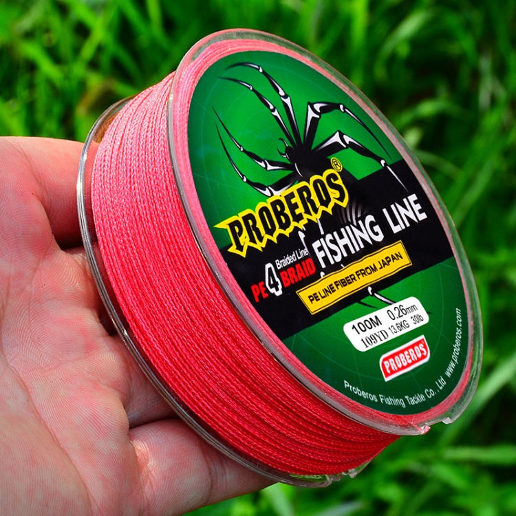 2 PCS PROBEROS 4 Edited 100M Strong Horse Fish Line, Series 2