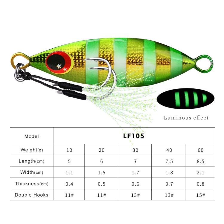 PROBEROS LF105 Sea Fishing Metal Road Bait