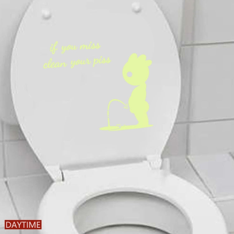 DX396 Bathroom Toilet Decoration Luminous Wall Sticker My Store