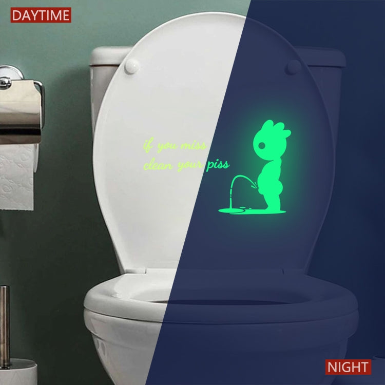 DX396 Bathroom Toilet Decoration Luminous Wall Sticker My Store