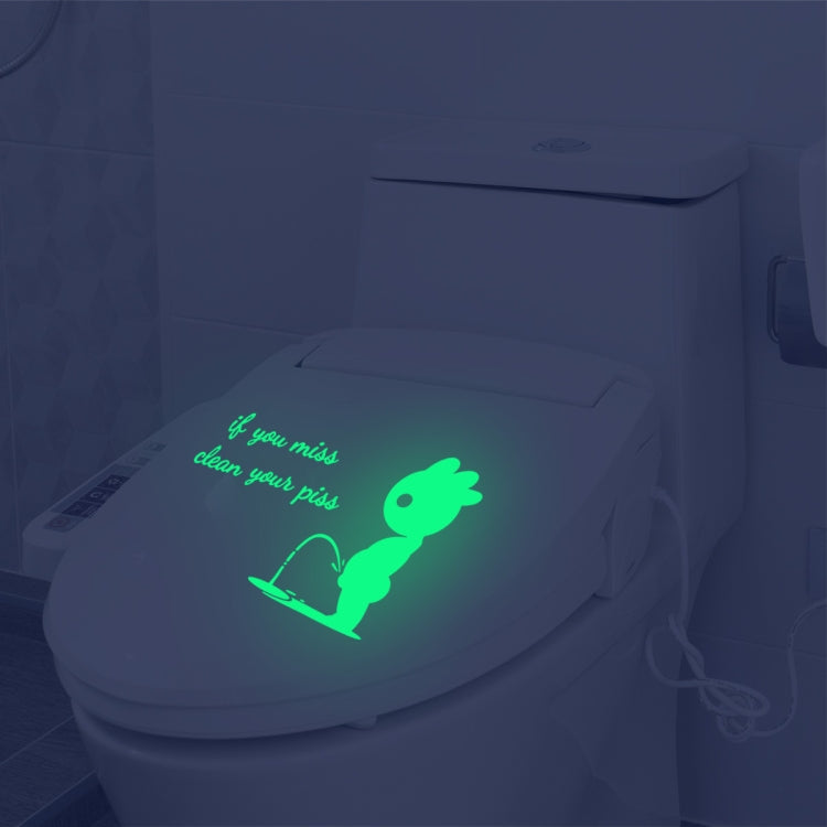 DX396 Bathroom Toilet Decoration Luminous Wall Sticker My Store