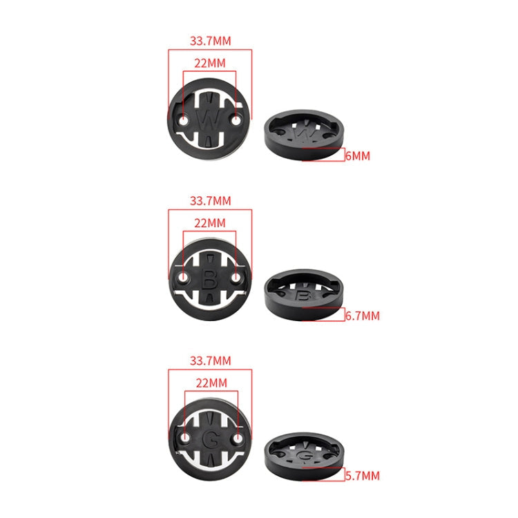 3 PCS Mountain Road Bike Stopwatch Conversion Seat Reluova