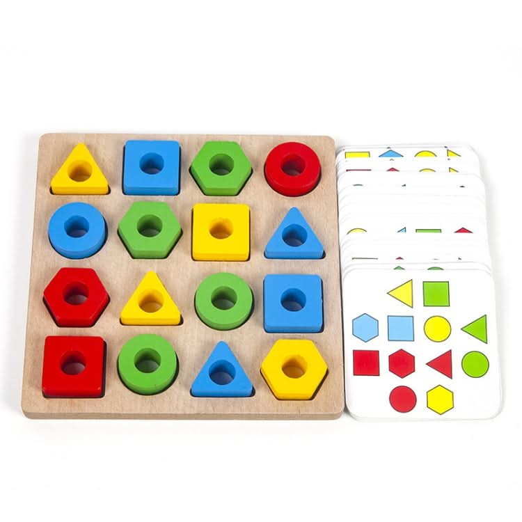 Geometric Figures Matching Blocks Children Puzzle Toy Reluova