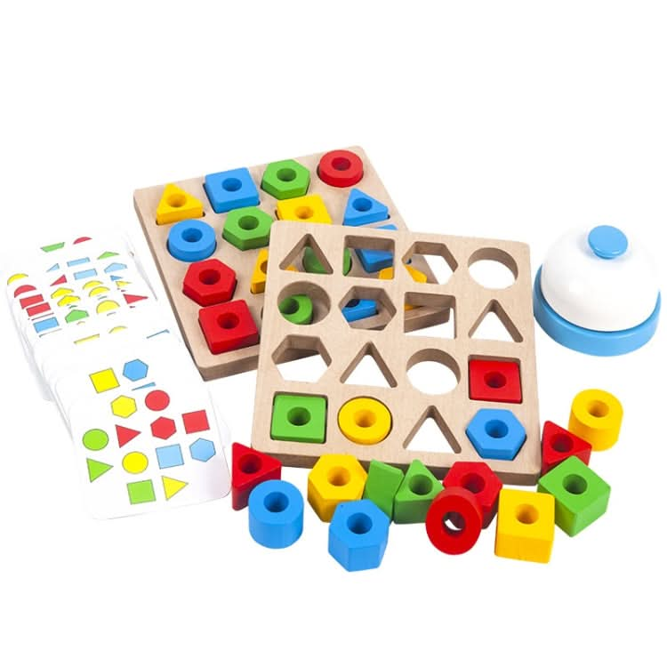 Geometric Figures Matching Blocks Children Puzzle Toy Reluova