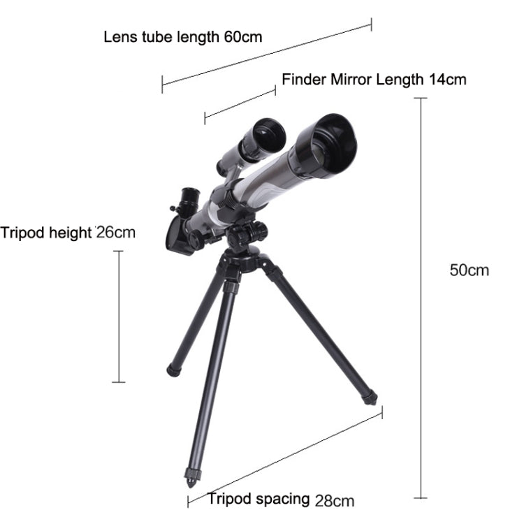 C2130 20X-40X HD Astronomical Telescope With Multi-Eyepiece