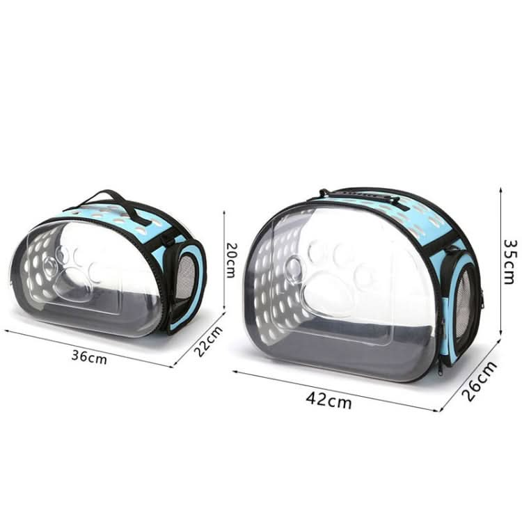 Pet Transparent Space Capsule Outing Package, Size: - Reluova