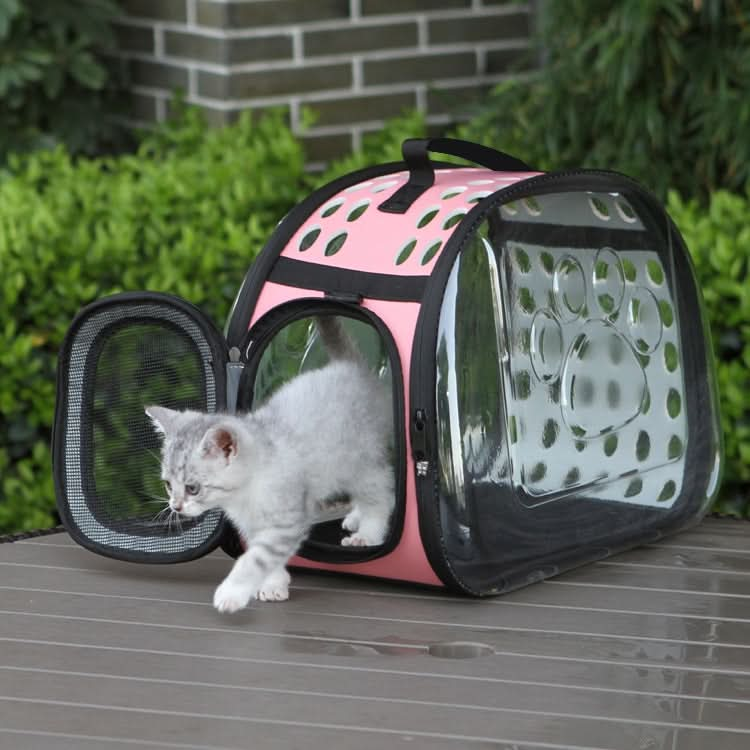 Pet Transparent Space Capsule Outing Package, Size: - Reluova