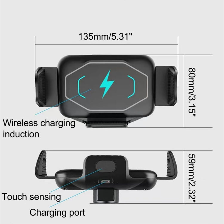 S15 15W QI Magnetic Car Wireless Charging Holder For Folding Screen Phone ÎҵÄÉ̵ê