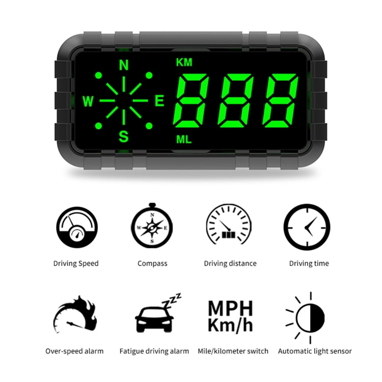 C3010 Car Head-up Display Speed Alarm