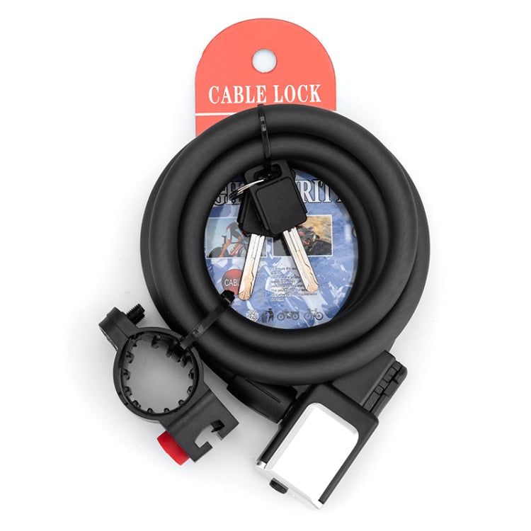 BG-0518 Mountain Bike Portable Anti-Theft Bold Cable Lock, Length: Reluova