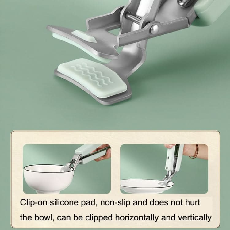 Kitchen Anti-scald Heat Insulation Clip, Specification: Disk Clip (Shallow Green) Reluova