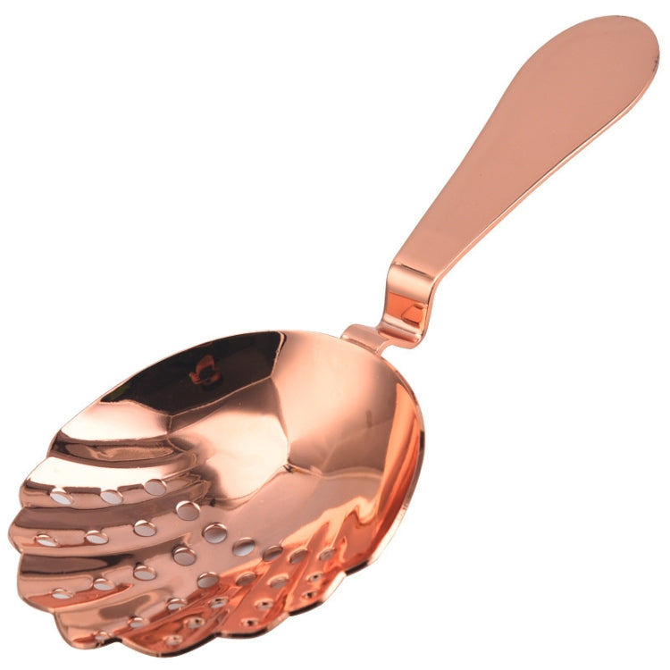 Seashell Shape Stainless Steel Strainer Cocktail Ice Filter