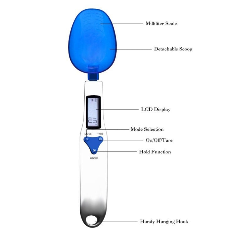 Kitchen Scale Electronic Measuring Spoon Scale With Three Spoons My Store