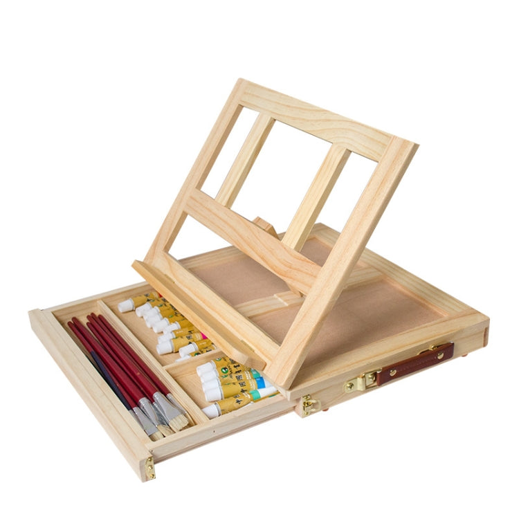 Desk Drawer Folding Sketch Pine Easel