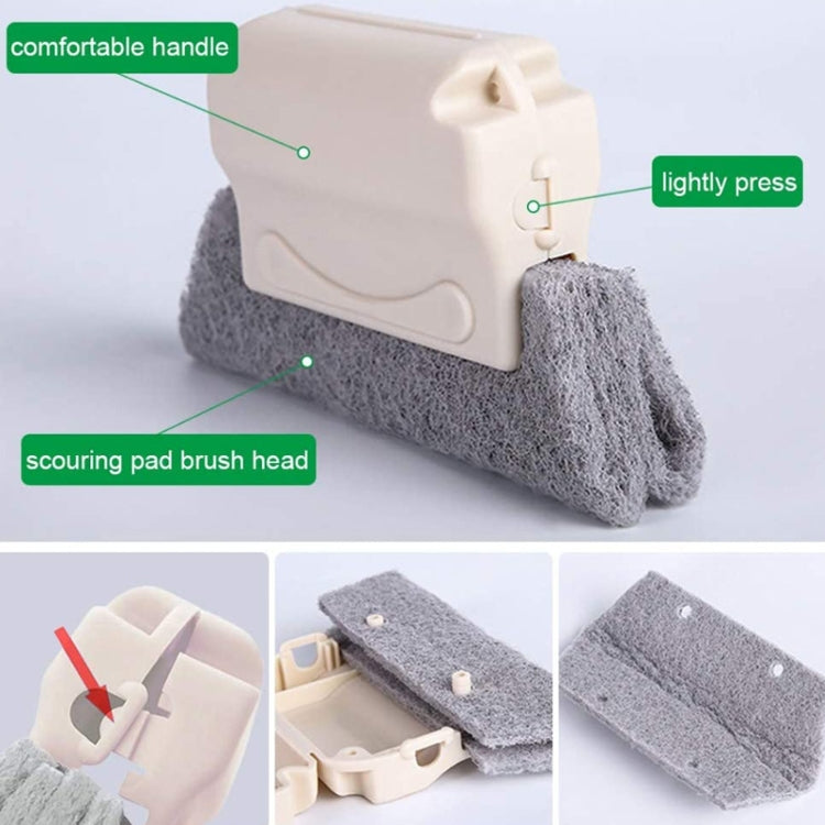 7pcs / Set Groove Window Sill Cleaning Brush