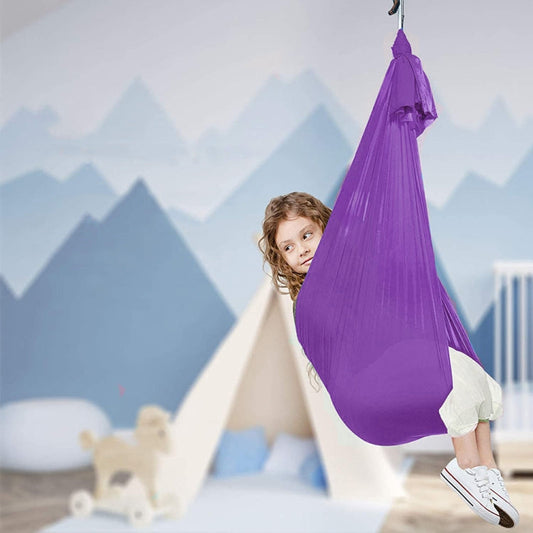 Kids Elastic Hammock Indoor Outdoor Swing, Size: