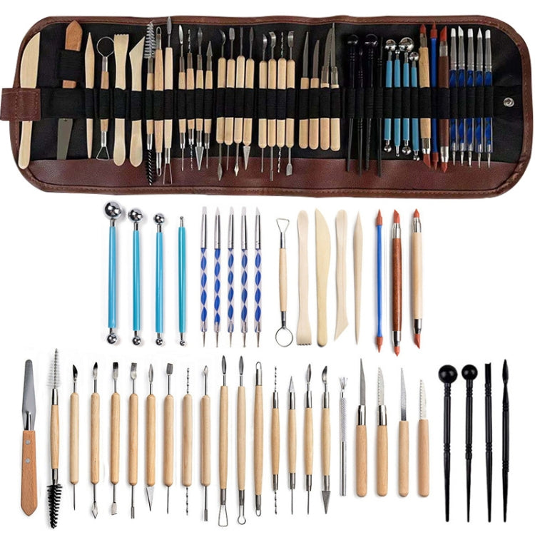 43 In 1 Clay Tool Combination Set with Storage Bag My Store