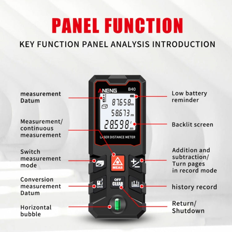 ANENG Handheld Infrared Rangefinder