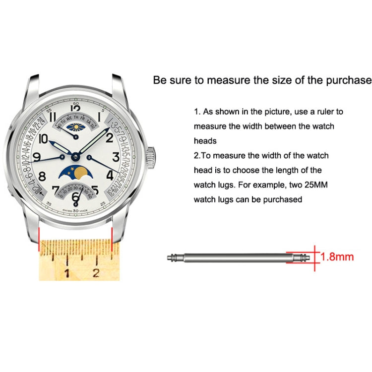 8-25mm Strap Connecting Shaft Stainless Steel Watch Spring Bar-Reluova