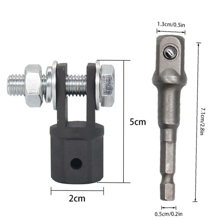 TO-OL007 Car Scissors Jack Adapter + Steel Ball Post