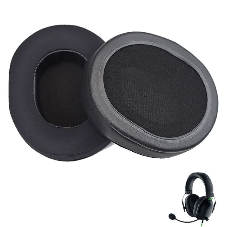 1 Pair Earpads For Razer BlackShark V2 X / V2 USB Headset, Color: Black Gel