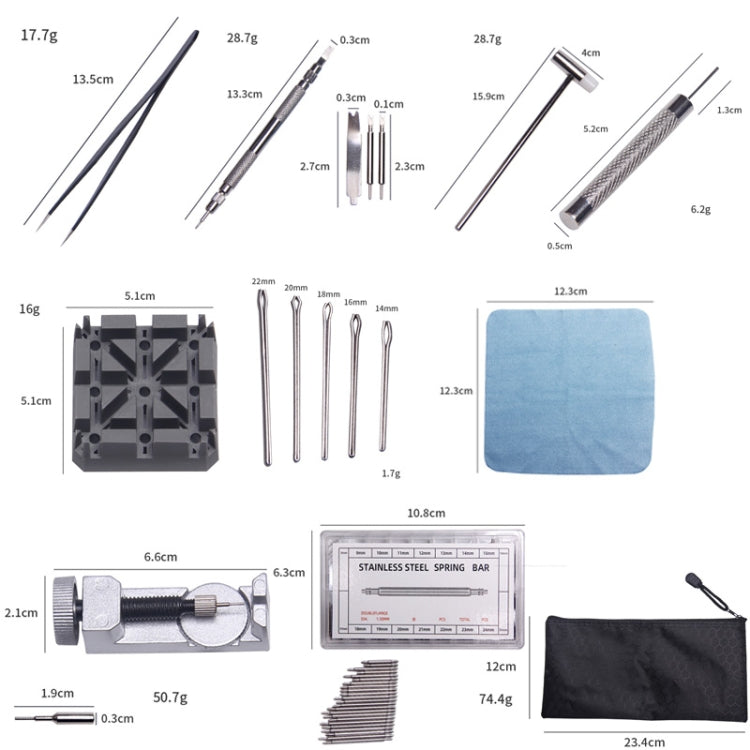 390 in 1 Metal Watch Chain Remover Set-Reluova