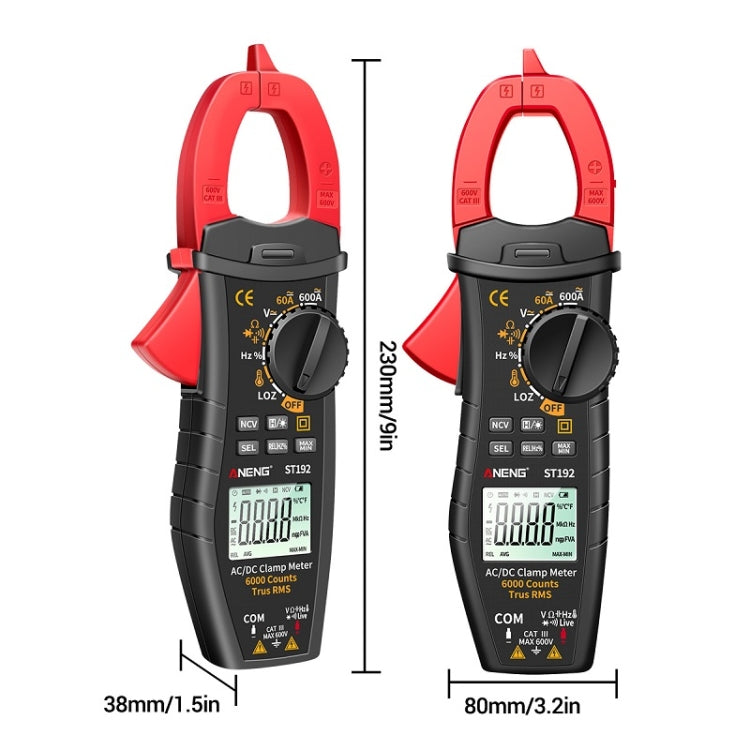 ANENG ST191 Multifunctional AC Clamp Digital Meter Reluova