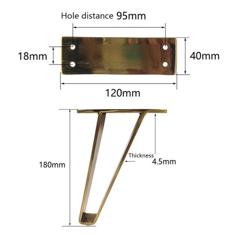 LH-GB0001 Thickened Load-Bearing Sofa TV Cabinet Support Legs, Height: My Store