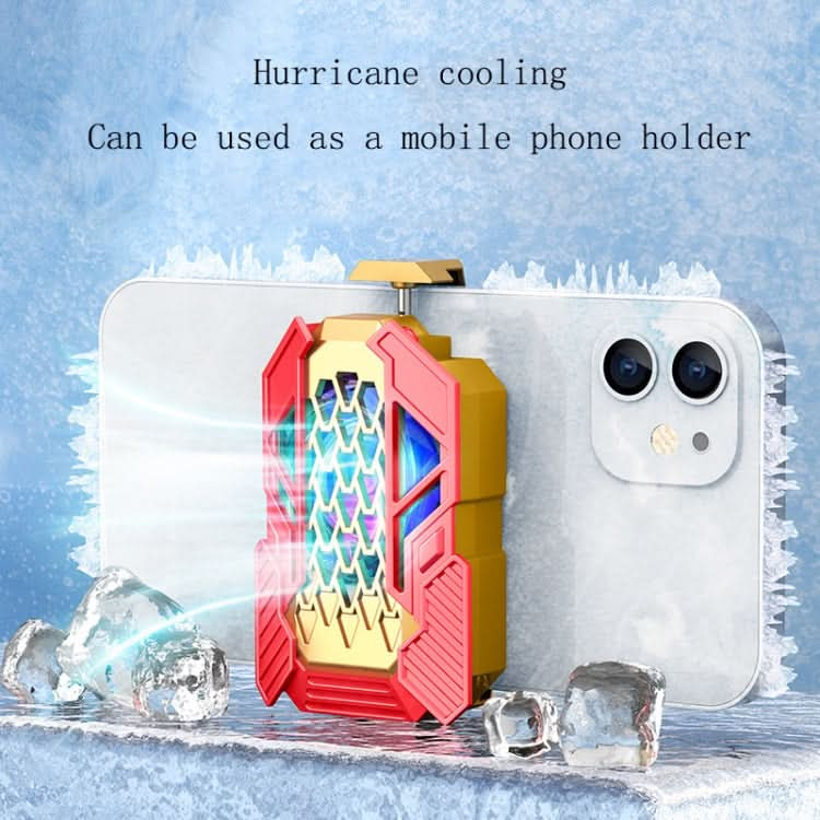 L06 Color Matching RGB Light Mobile Phone Radiator With Mobile Phone Bracket Function