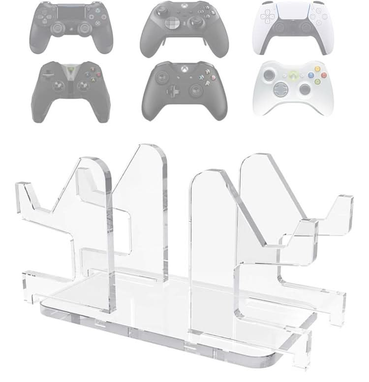 Transparent Acrylic Game Console Handle Stand Display Stand For Xbox Elite / PS4 / PS5 / Xbox / NVIDIA Reluova