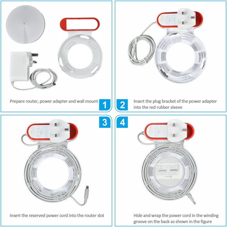 Router Wall Mount Bracket for TP-LINK DECO M5 Reluova