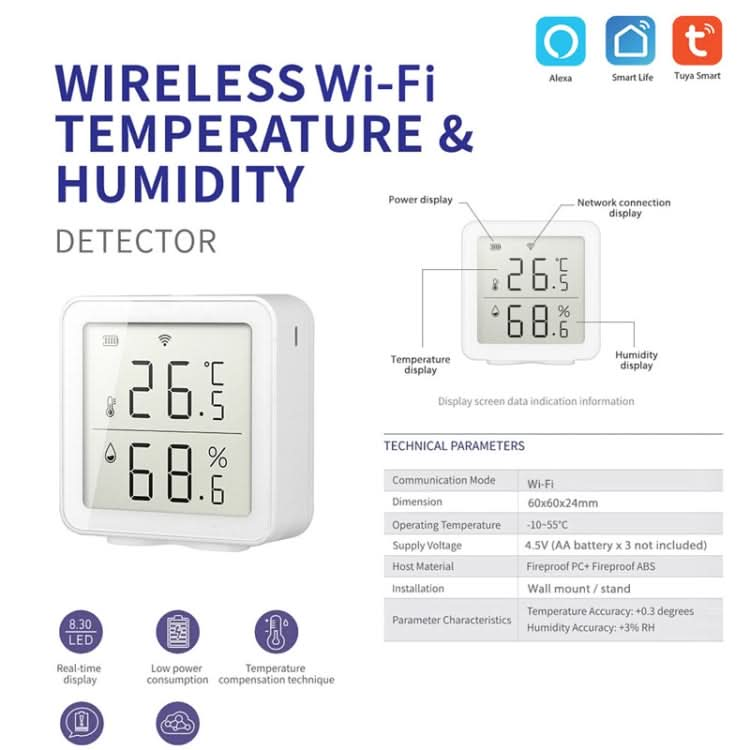 TY-191 Wireless Smart Digital Home Thermometer Reluova