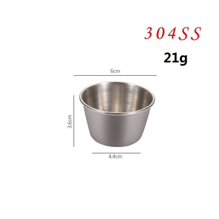 Stainless Steel Tortilla Salad Tomato Sauce Cup, Specification： 304 Small Reluova