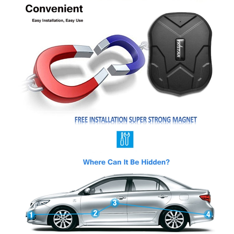 TK-905B Enhanced Version Strong Magnetic Adsorption Car 2G GPS Tracker ÎҵÄÉ̵ê