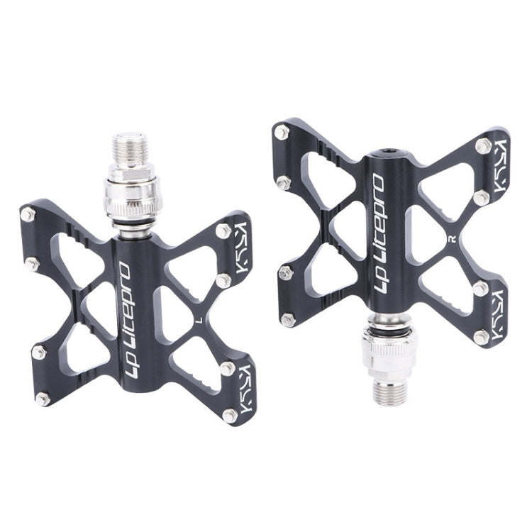 LP LitePro K5 Folding Bkie Aluminum Alloy Bearin Pedals Reluova