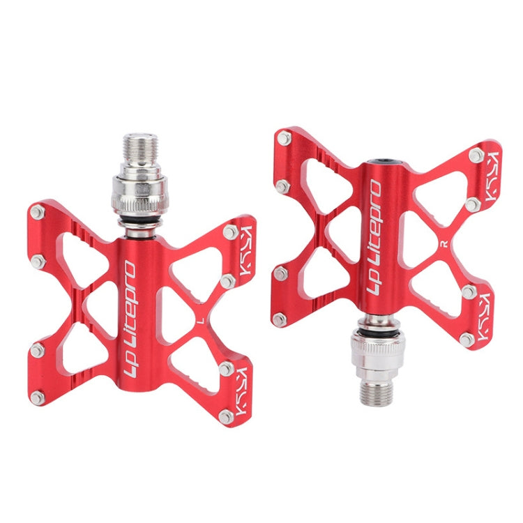 LP LitePro K5 Folding Bkie Aluminum Alloy Bearin Pedals Reluova