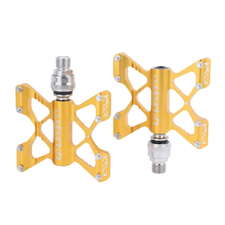 LP LitePro K5 Folding Bkie Aluminum Alloy Bearin Pedals Reluova