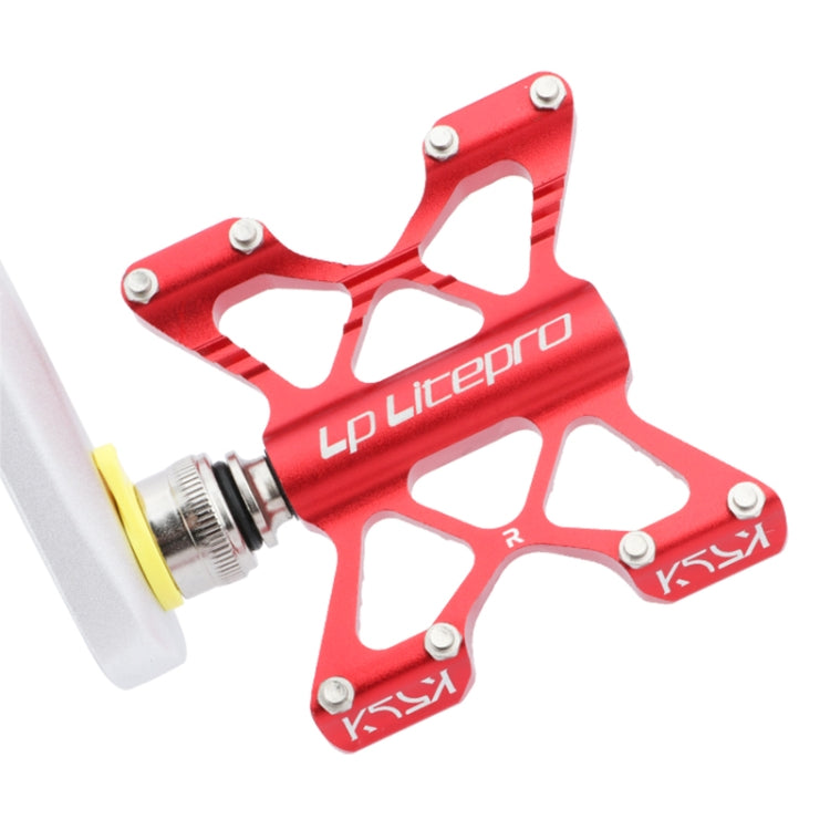 LP LitePro K5 Folding Bkie Aluminum Alloy Bearin Pedals Reluova