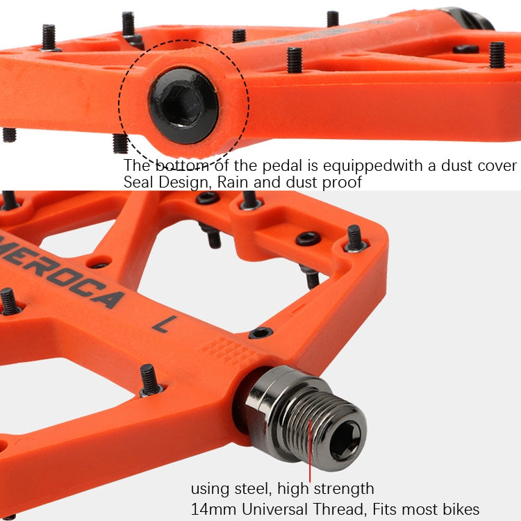 MEROCA Mountain Bike Nylon Pedal Reluova