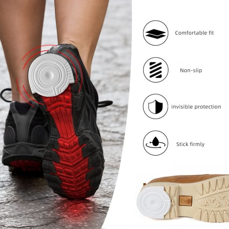 2 Pairs Sole Wear-Resistant Rubber Cuttable Sports Anti-Slip Sticker-Reluova