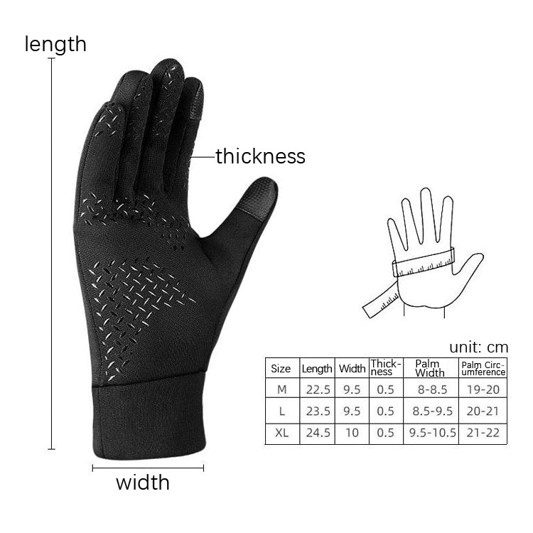 Outdoor Sports Velvet Anti-Slip Glove Reluova