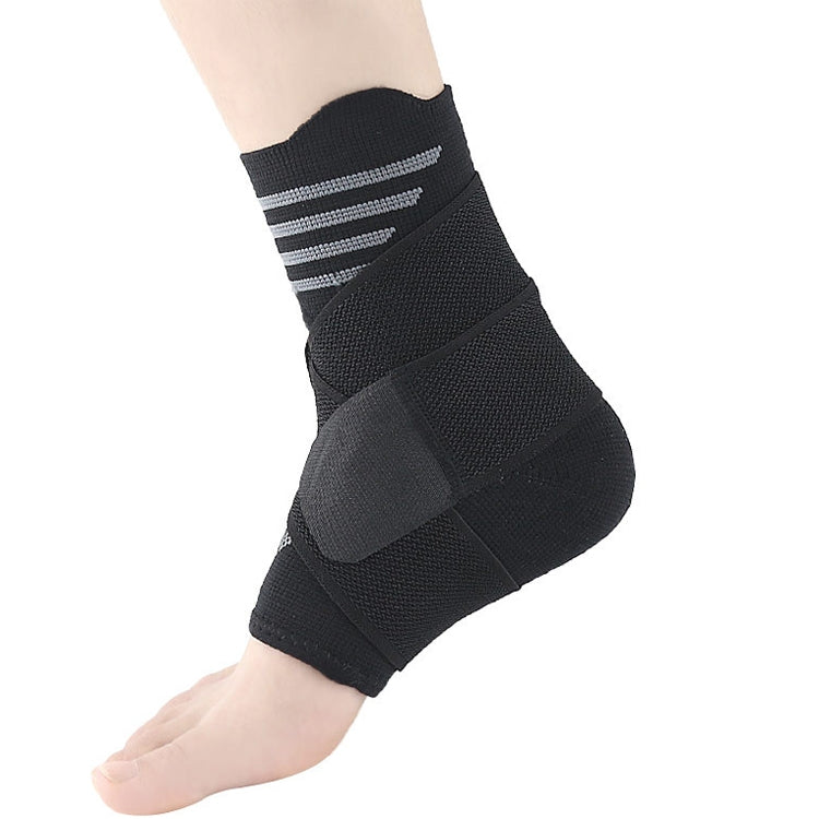 Nylon Sports Compression Striped Bandage Ankle Support Reluova