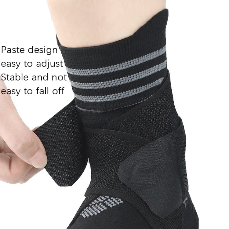 Nylon Sports Compression Striped Bandage Ankle Support Reluova