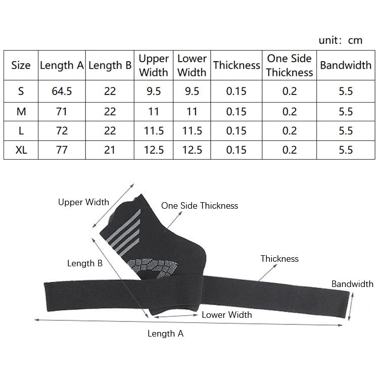 Nylon Sports Compression Striped Bandage Ankle Support Reluova