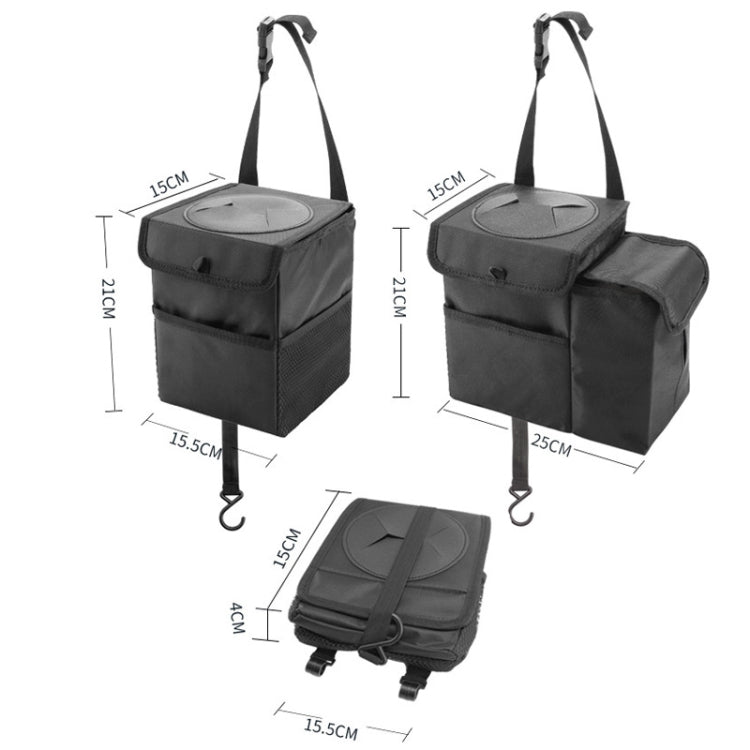 SN720 Car Multifunctional Trash Can Hanging Foldable Storage Bag, Style: ÎҵÄÉ̵ê